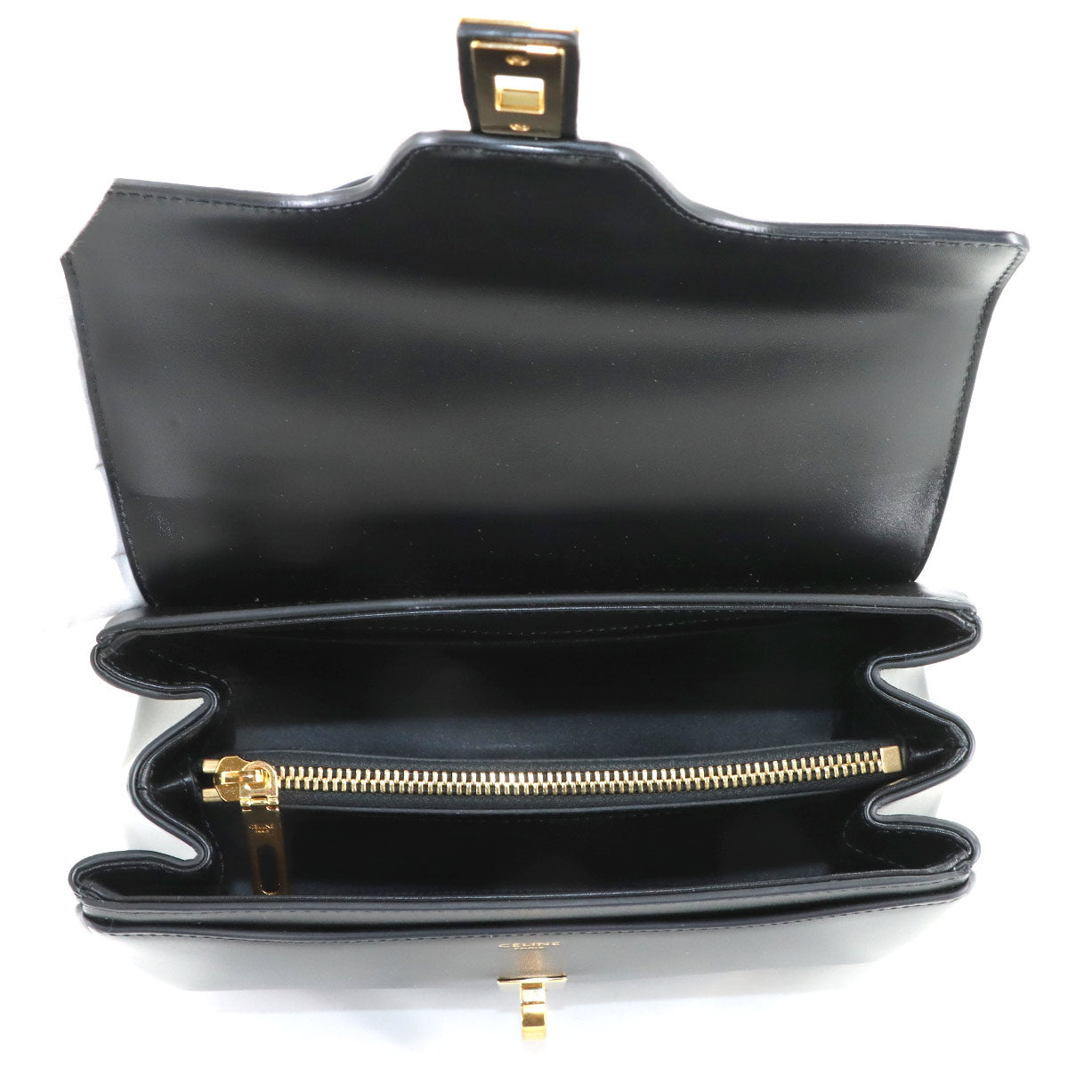 Small 16 Hand Shoulder Bag Leather Black 188003 Purse