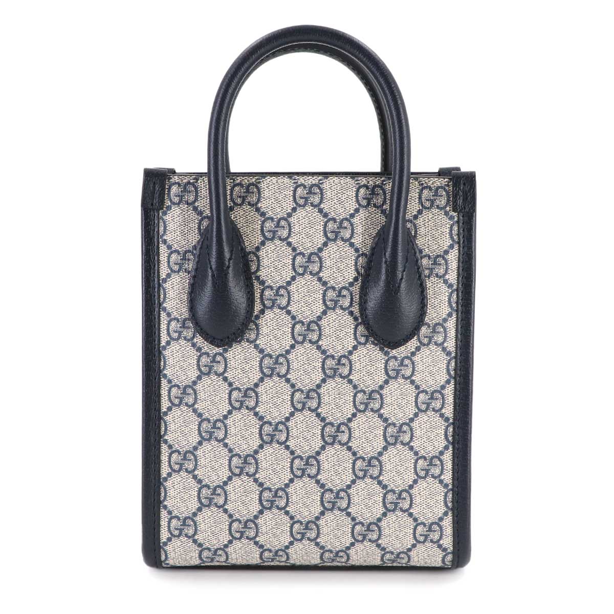 Interlocking G Mini Tote Shoulder Bag GG Supreme canvas 671623