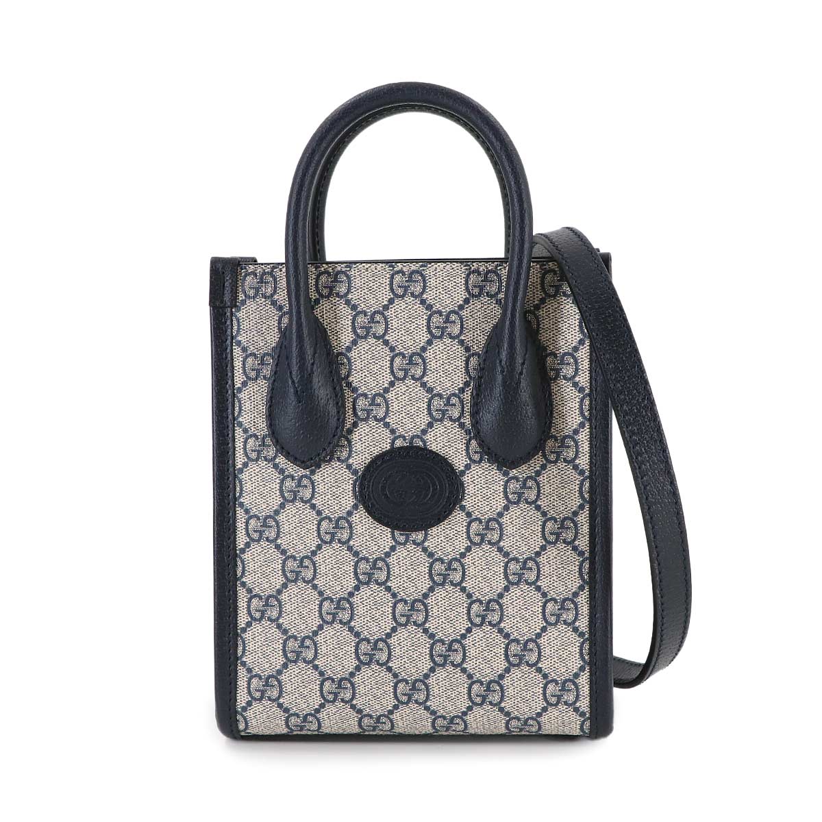 Interlocking G Mini Tote Shoulder Bag GG Supreme canvas 671623