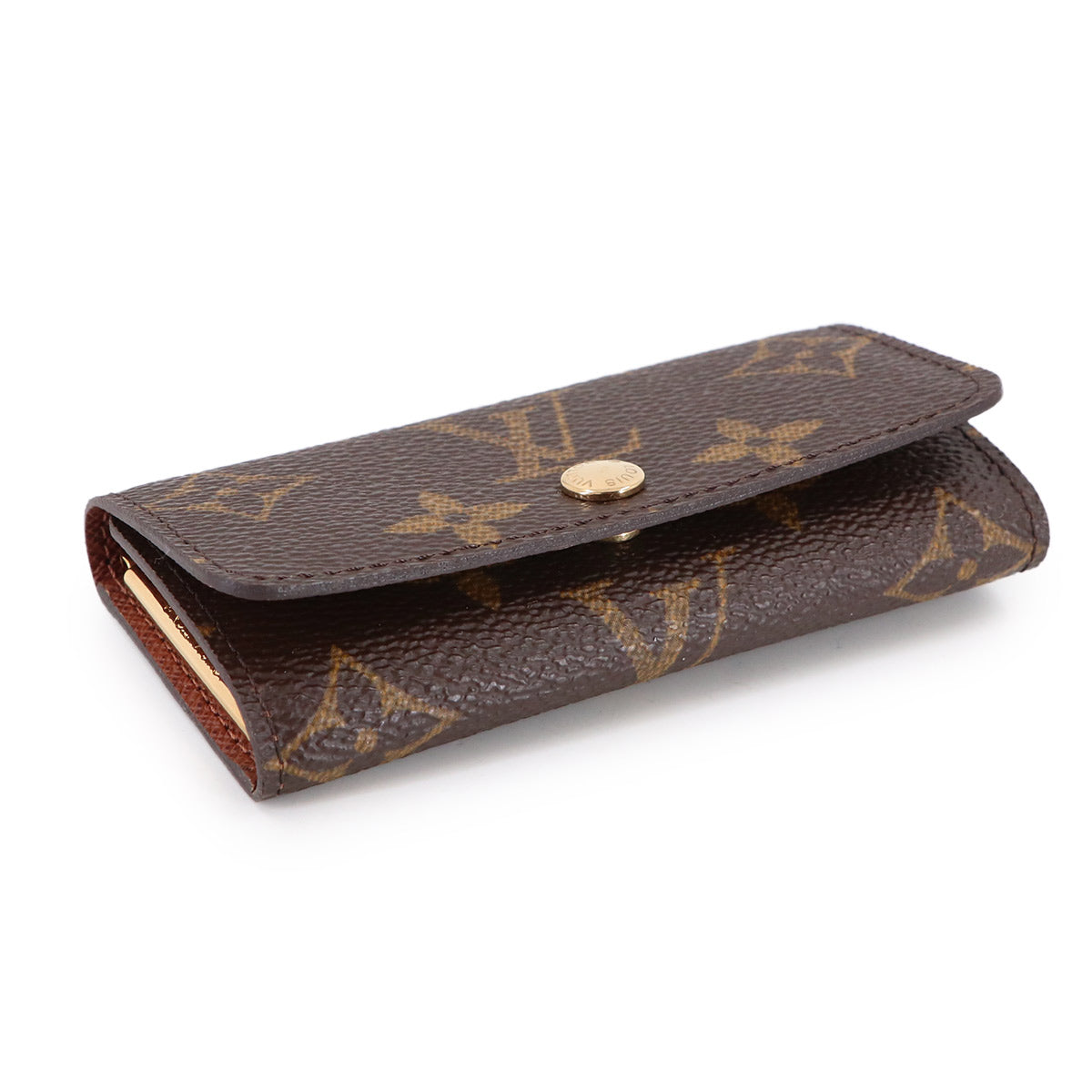 Monogram 4 Key Holder Case Brown M69517 Accessory