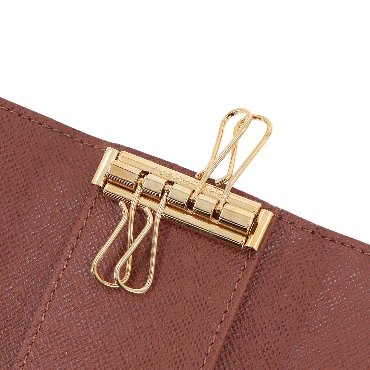 Monogram 4 Key Holder Case Brown M69517 Accessory