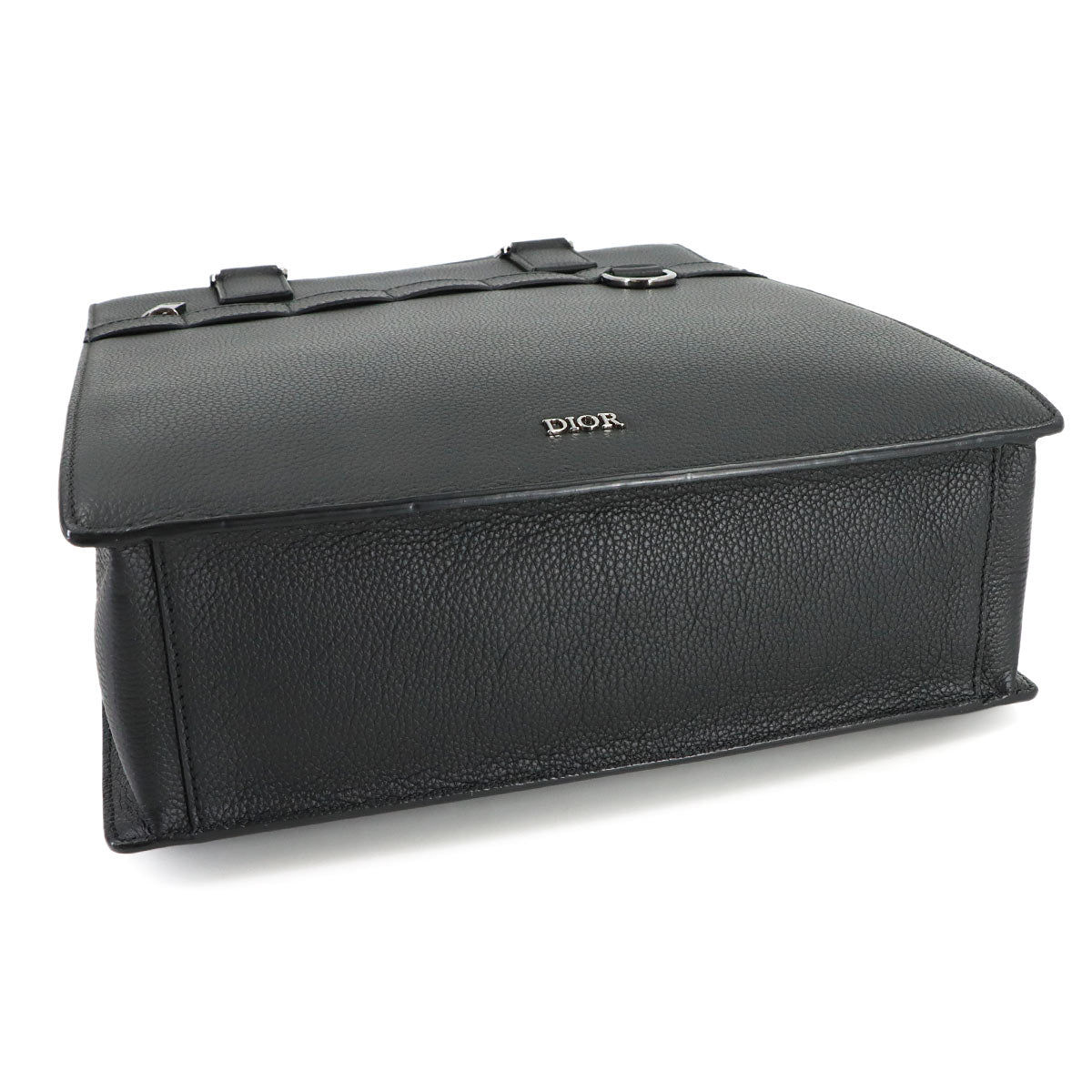 Safari Tote Bag Leather Black 1ESSH187UMJ Purse