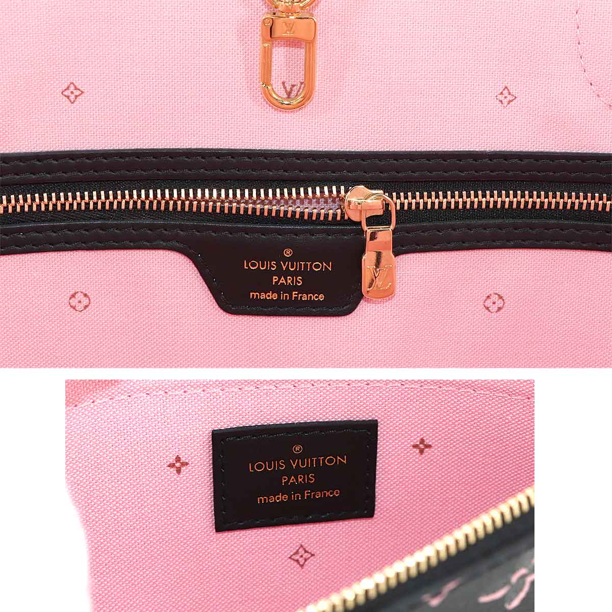 FALL FOR YOU Monogram Neverfull MM Black M46137 Purse