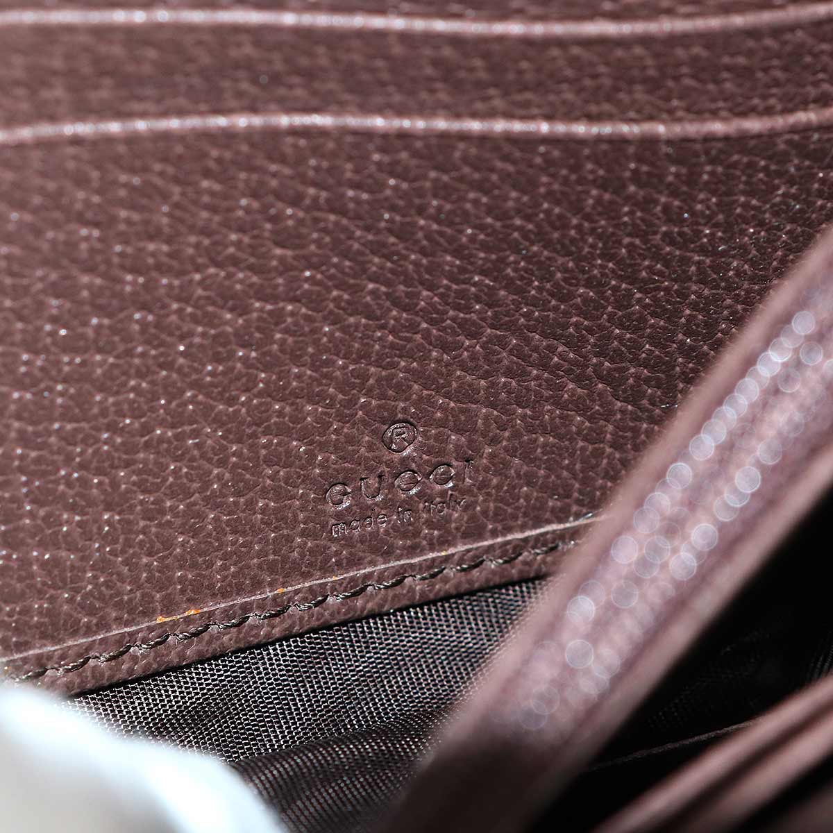 Ophidia GG Continental Wallet GG Supreme Canvas Leather 523153