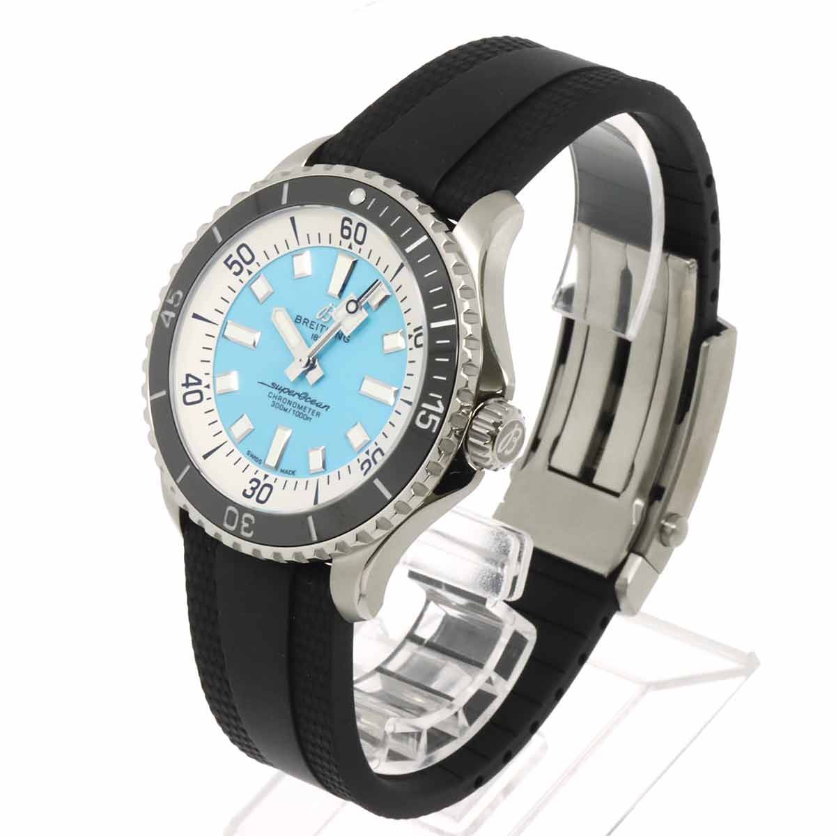 Super Ocean A17376 Automatic Blue Dial Mens Watch