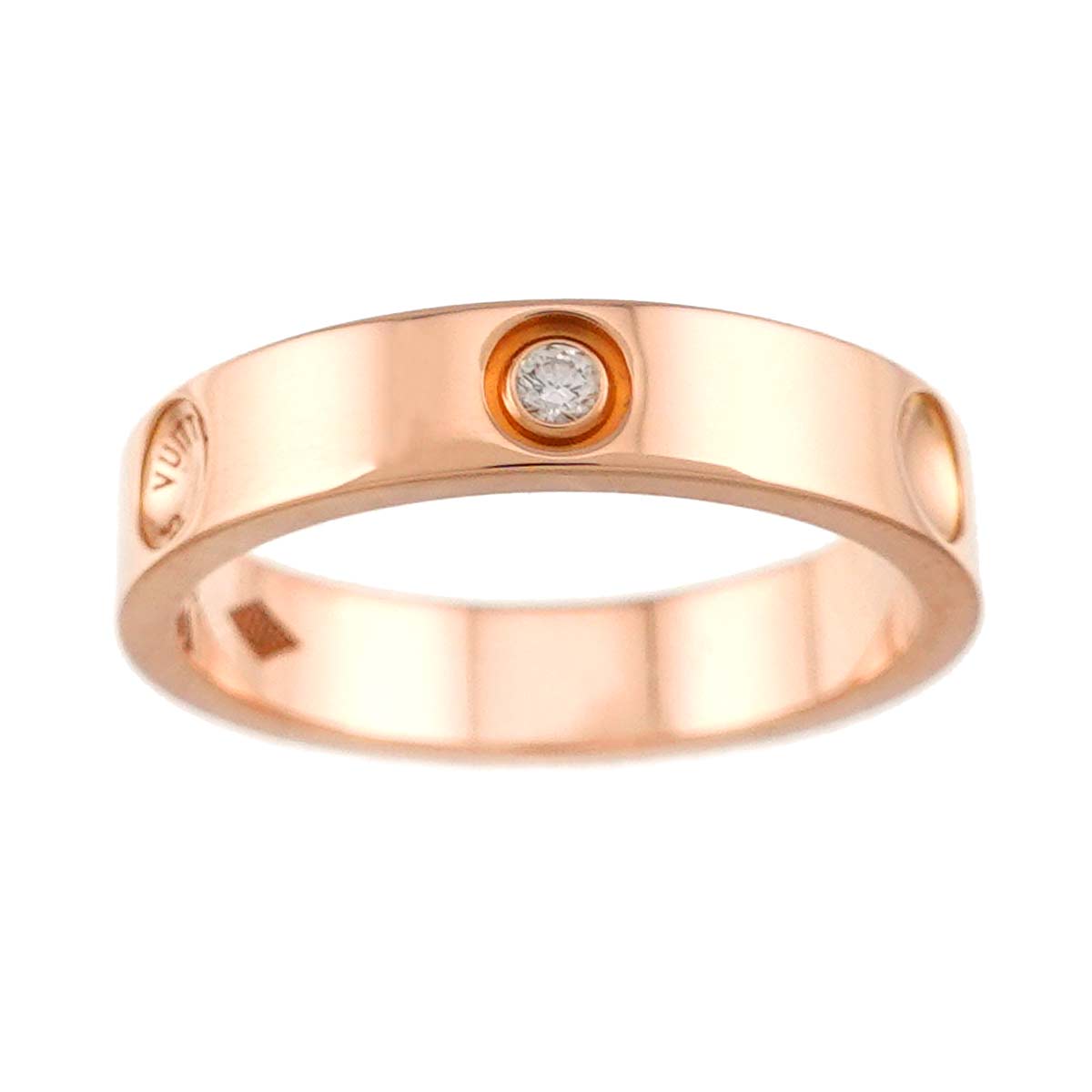 Alliance Anplant Diamond Ring K18 PG 750 Size46 3.75(US)