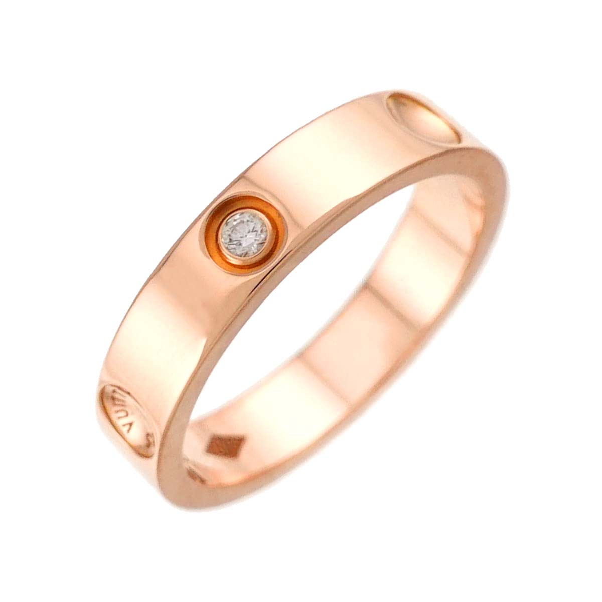 Alliance Anplant Diamond Ring K18 PG 750 Size46 3.75(US)