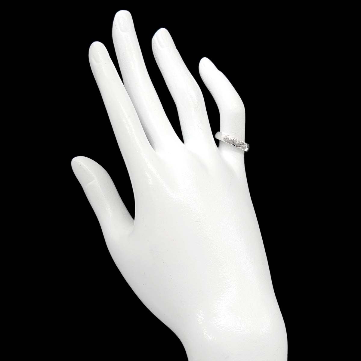 D-SIDE Diamond 10P Ring 18K White Gold 750 size4.5-4.75(US)