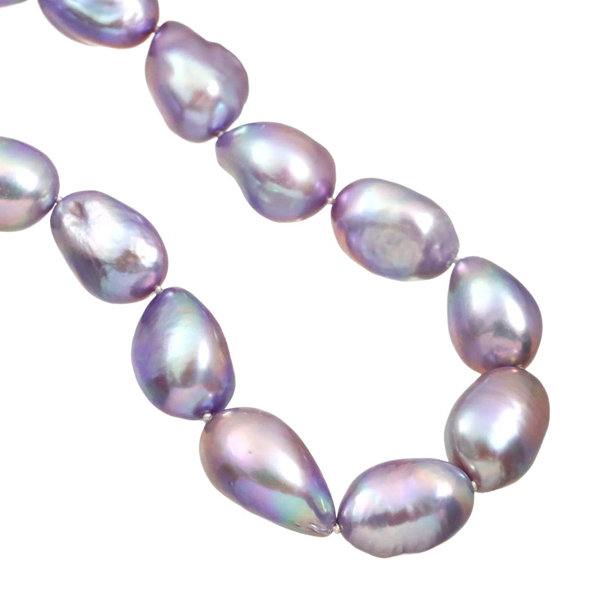Baroque Pearl Necklace SV Silver 925