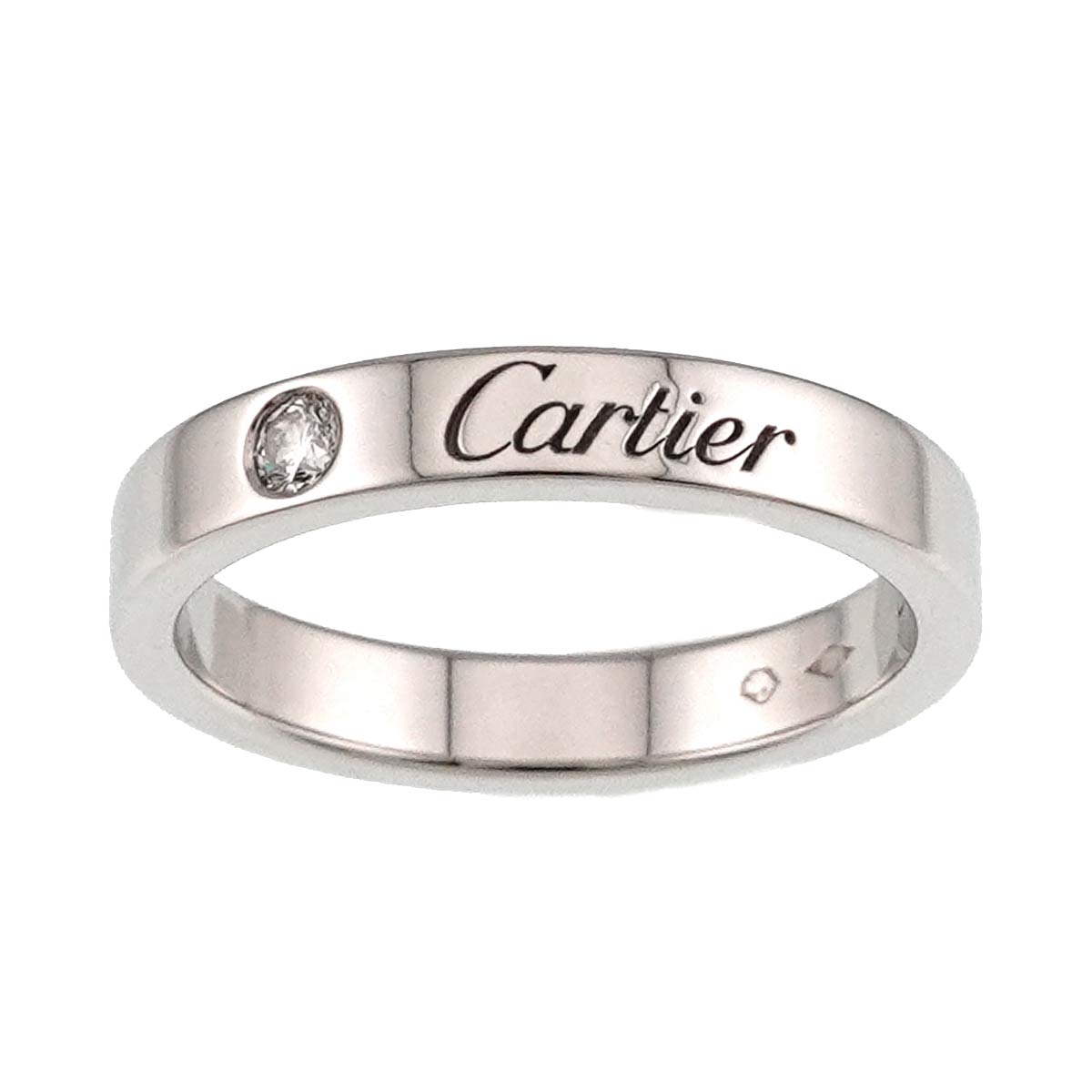 C de Diamond 1P Ring Pt Platinum size48 4.5(US)