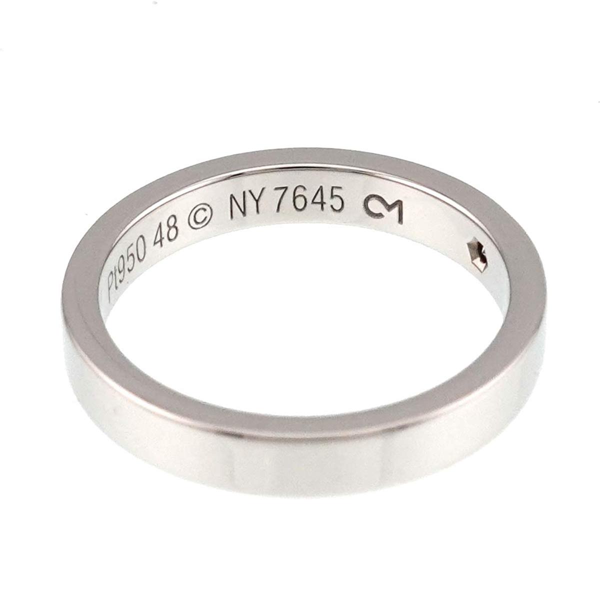 C de Diamond 1P Ring Pt Platinum size48 4.5(US)