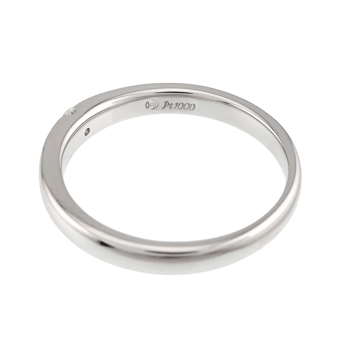 Diamond 0.06ct Ring Pt size5.5-5.75(US)