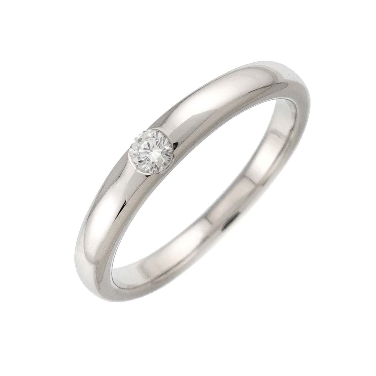 Diamond 0.06ct Ring Pt size5.5-5.75(US)