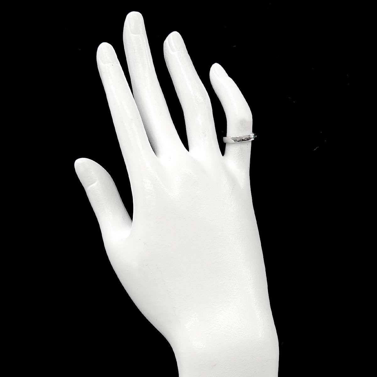 Alliance Kelly Ring 18K White Gold 750 Size46 3.25(US)