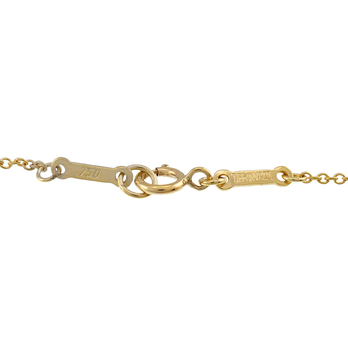 Open Heart Necklace 18K Yellow Gold 750