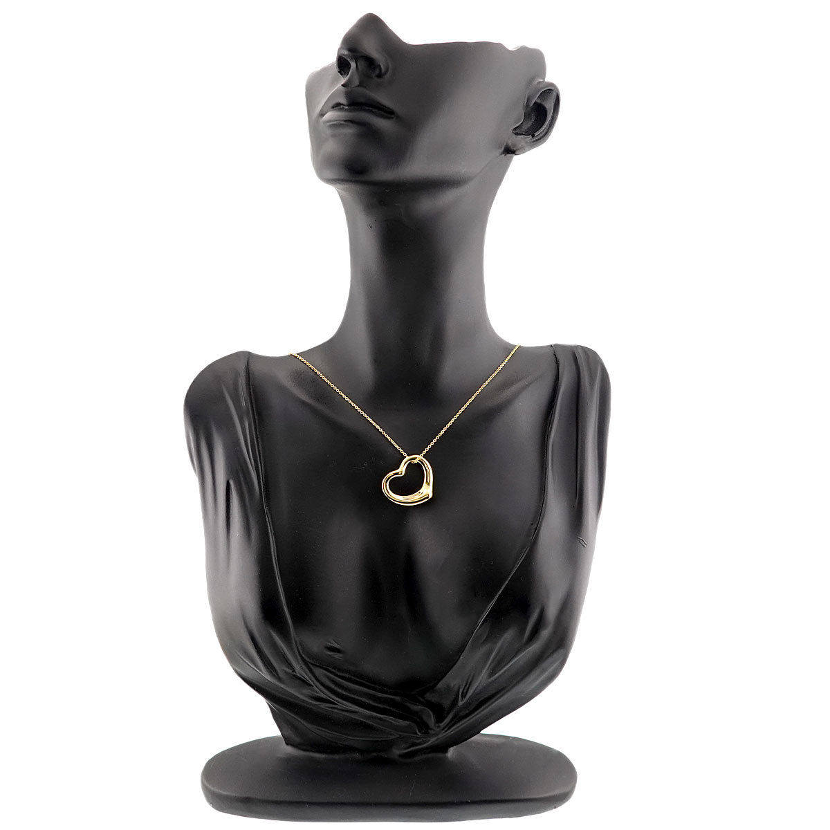 Open Heart Necklace 18K Yellow Gold 750