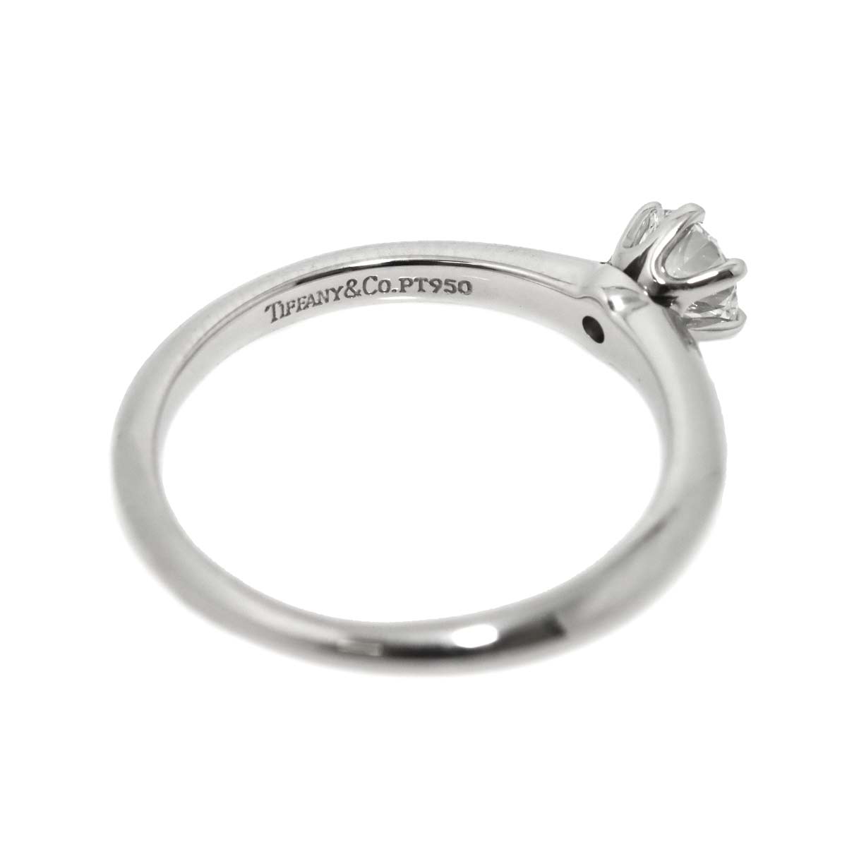 Diamond 0.33ct D/VS2 Ring Pt Platinum Size5.25-5.5(US)
