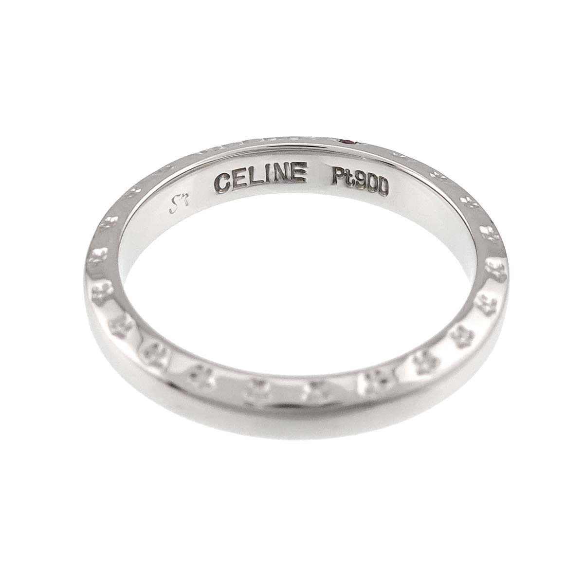 Ruby Ring Pt Platinum Size4.75-5(US)