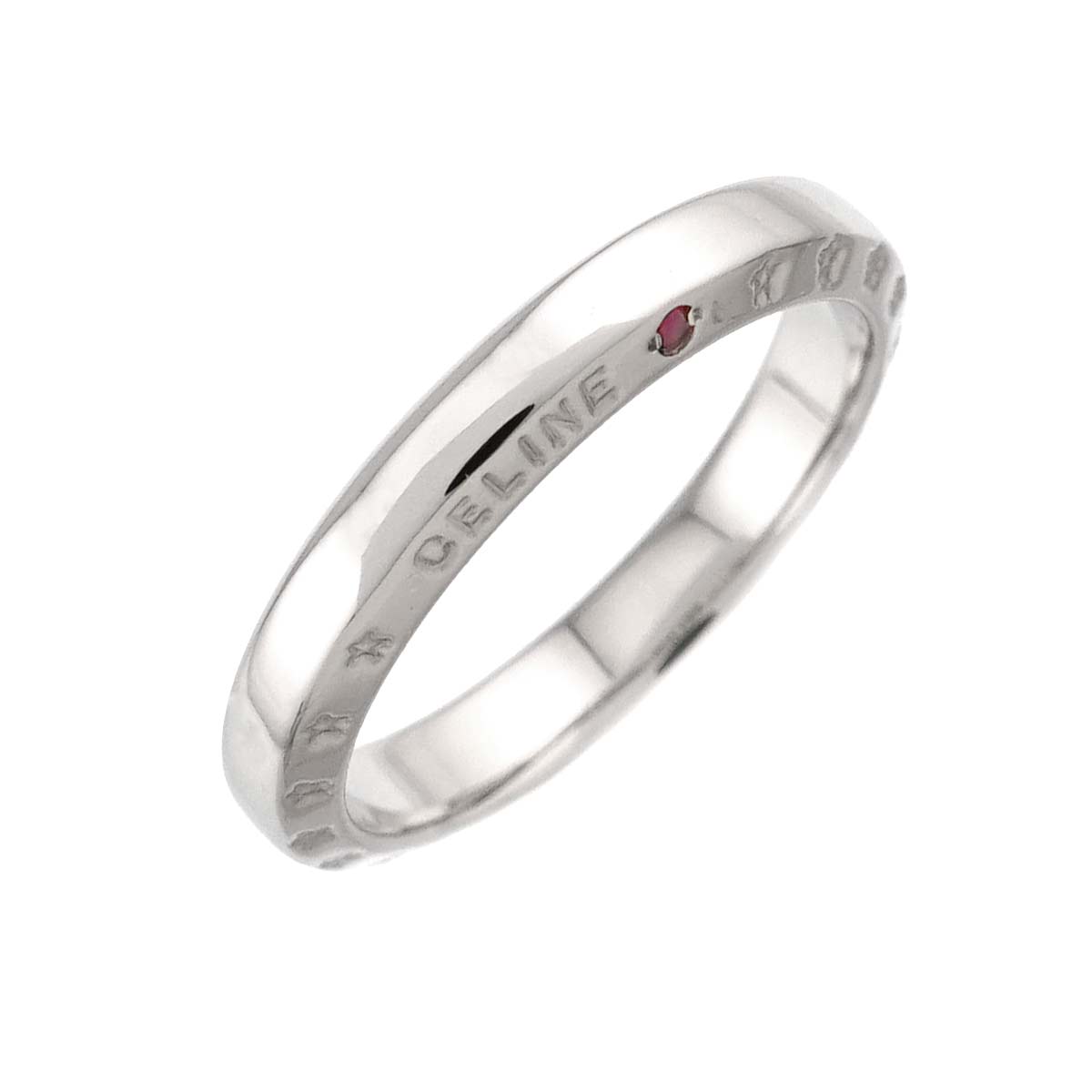 Ruby Ring Pt Platinum Size4.75-5(US)