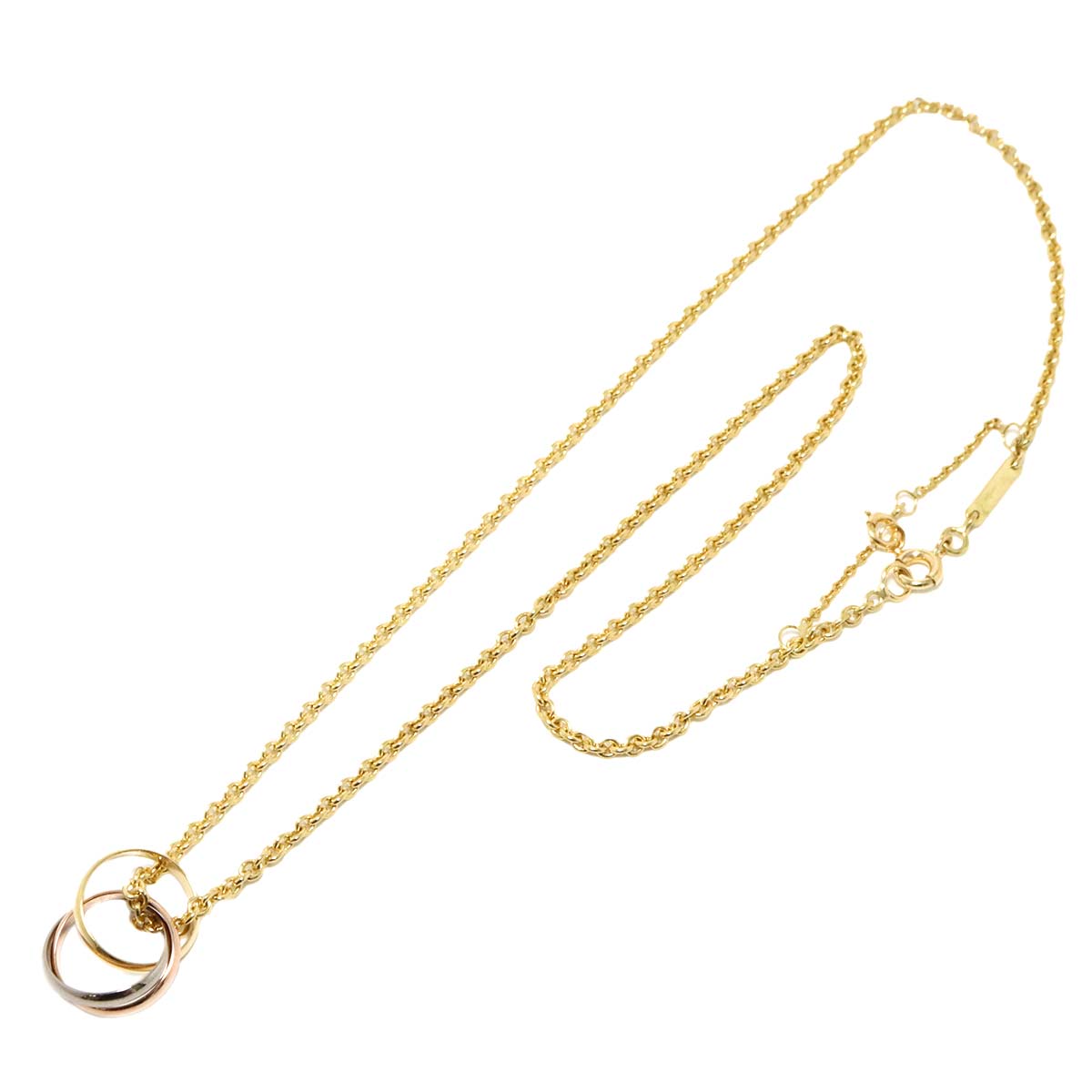 Trinity Necklace 18K YG WG PG 750