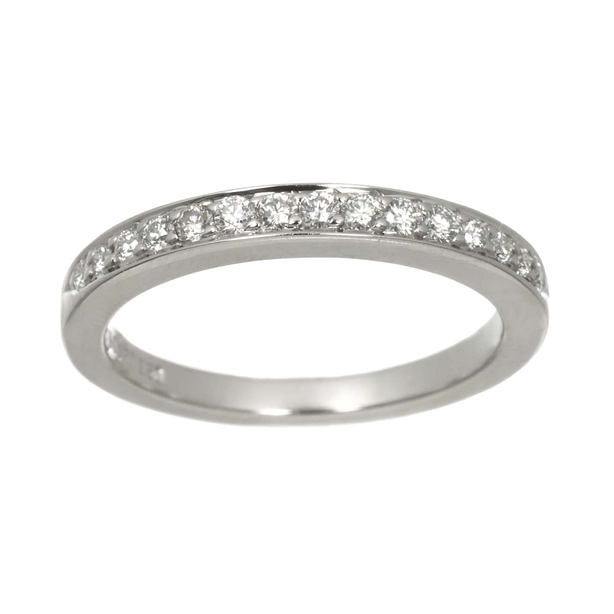 Half Diamond Ring Pt Platinum size5.5-5.75(US)