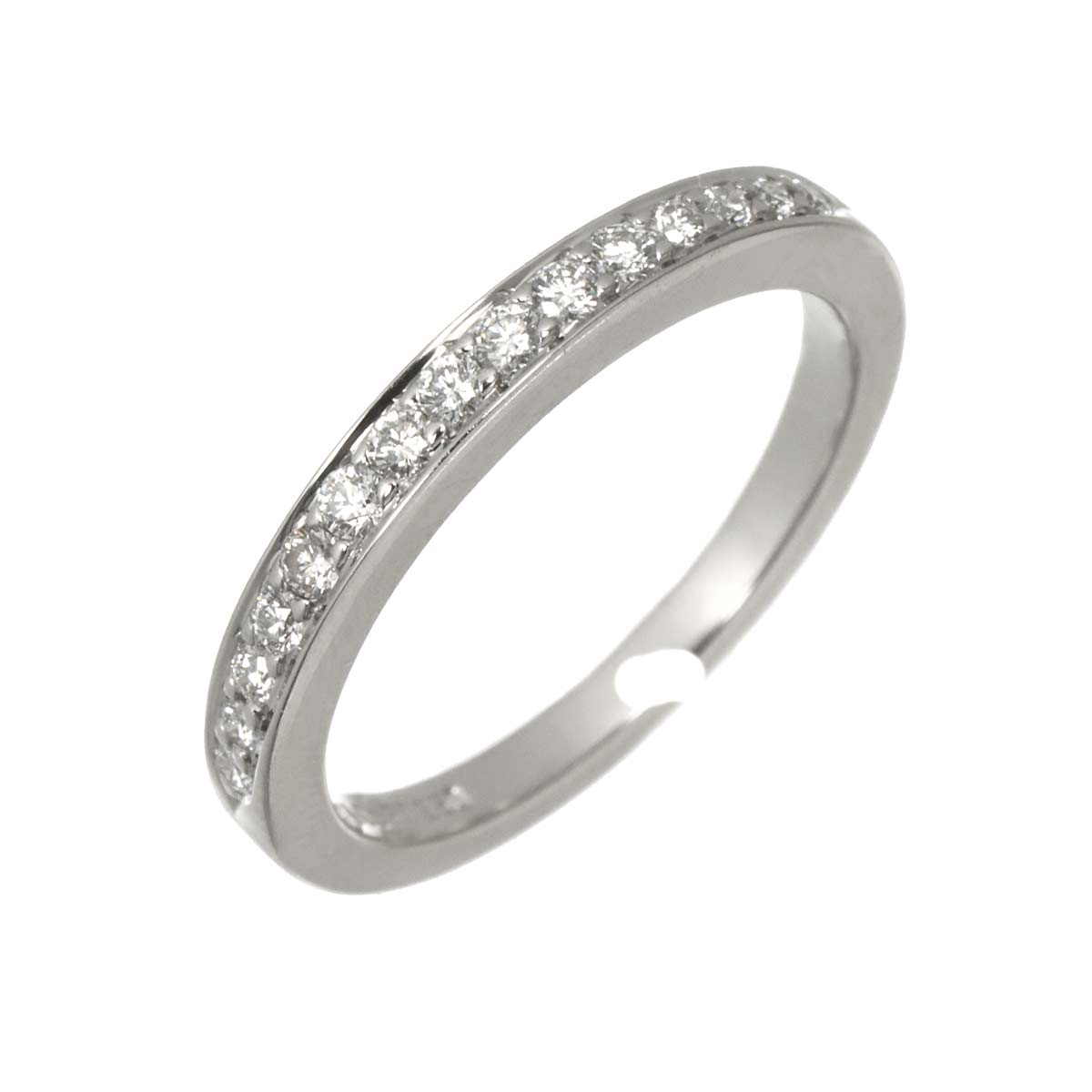 Half Diamond Ring Pt Platinum size5.5-5.75(US)