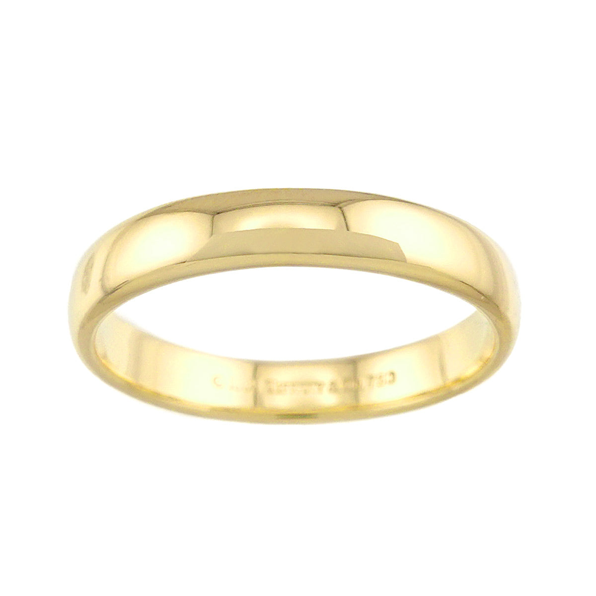 Forever Band Ring 18K Yellow Gold 750 Size9.75-10(US)