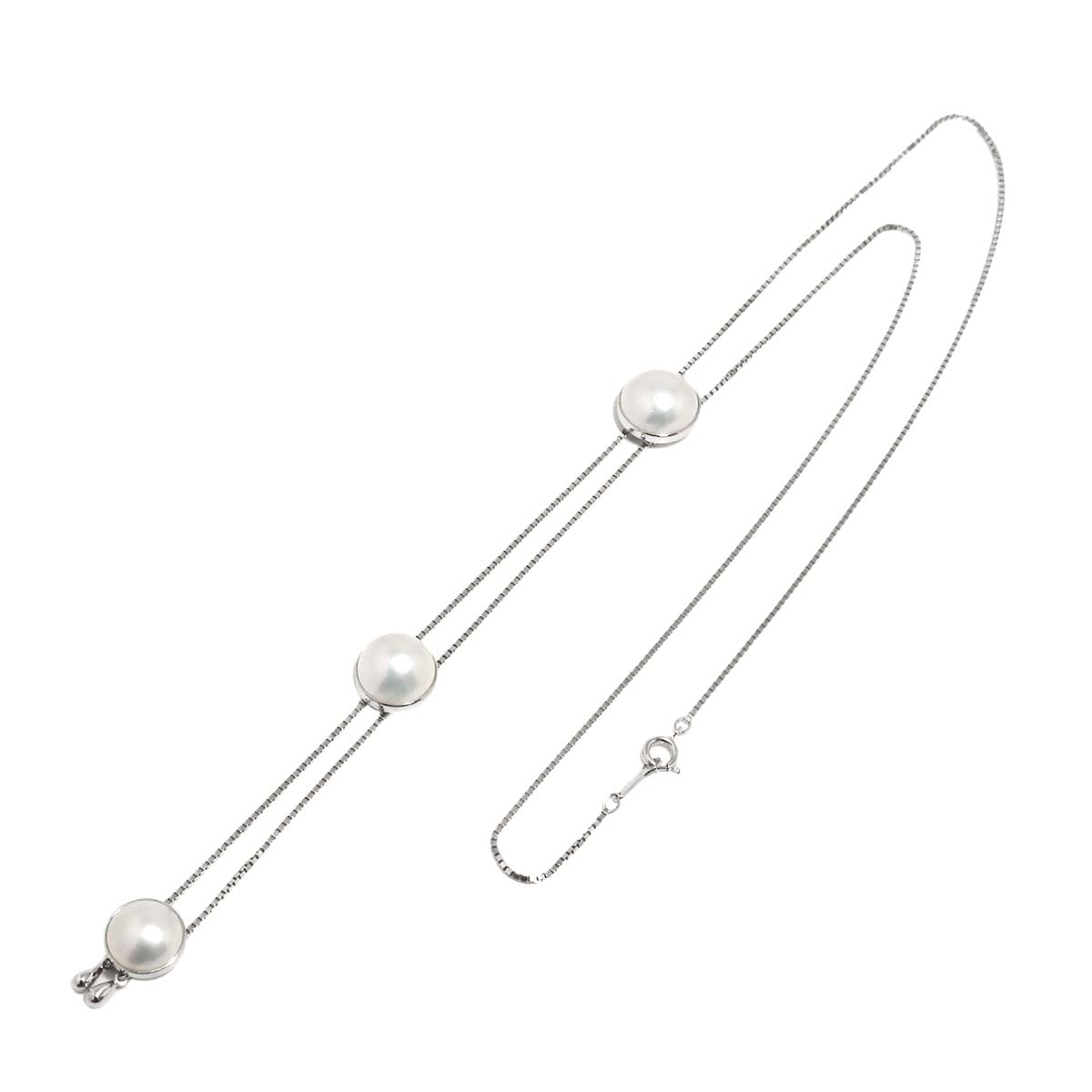 Mabe Pearl Necklace SV Silver 925