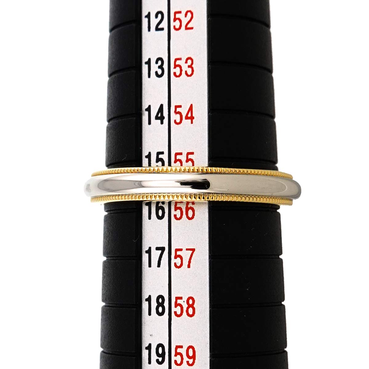 Milgrain Band Ring 18K YG 750 Pt Size7.25-7.5(US)