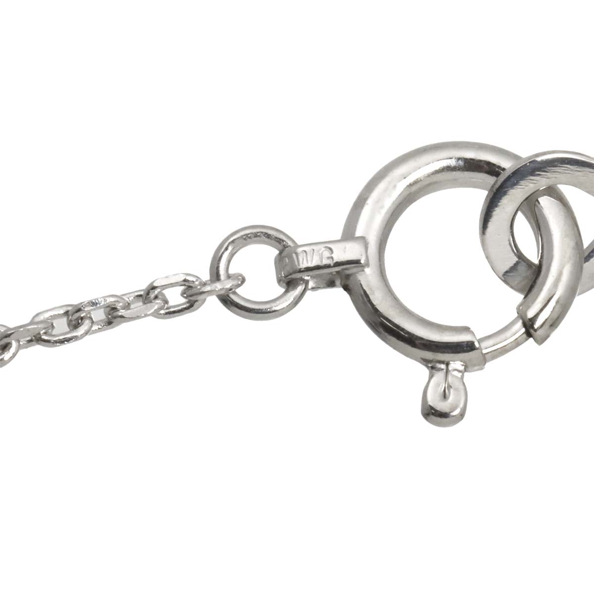 Diamond 0.27ct Star Necklace 18K WG 750