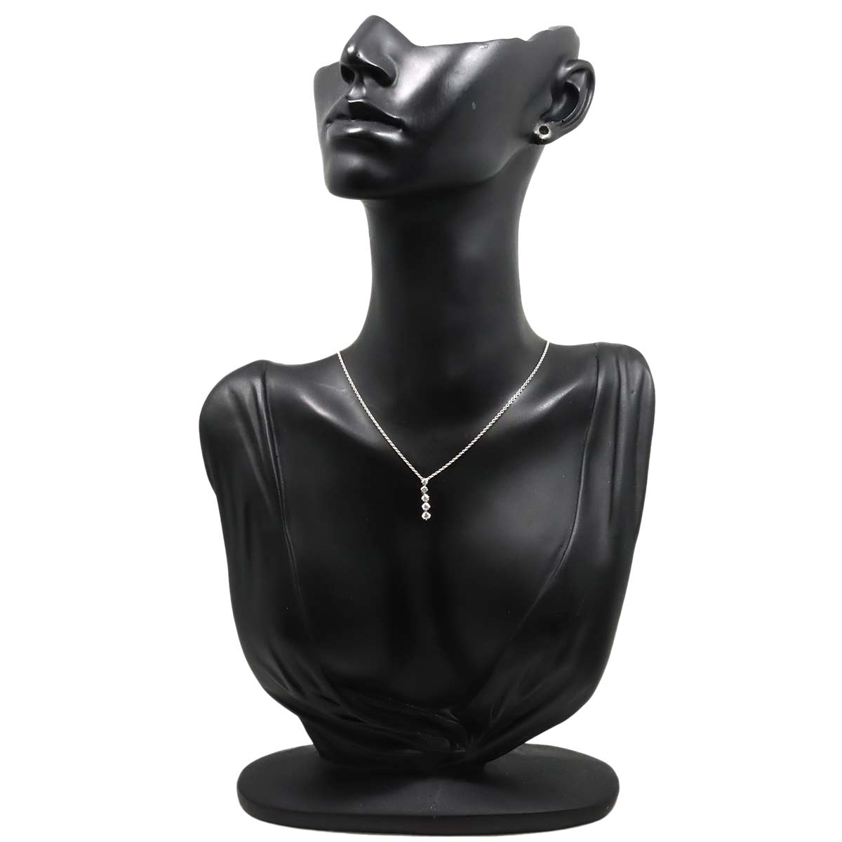Diamond 0.29ct Necklace 18K White Gold 750