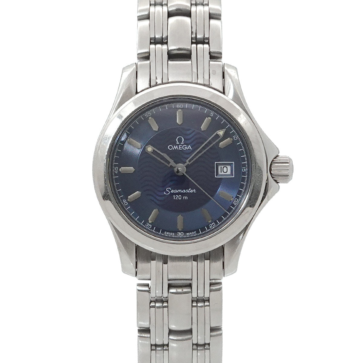 Seamaster 120m Date Quartz Blue Dial Ladies Watch