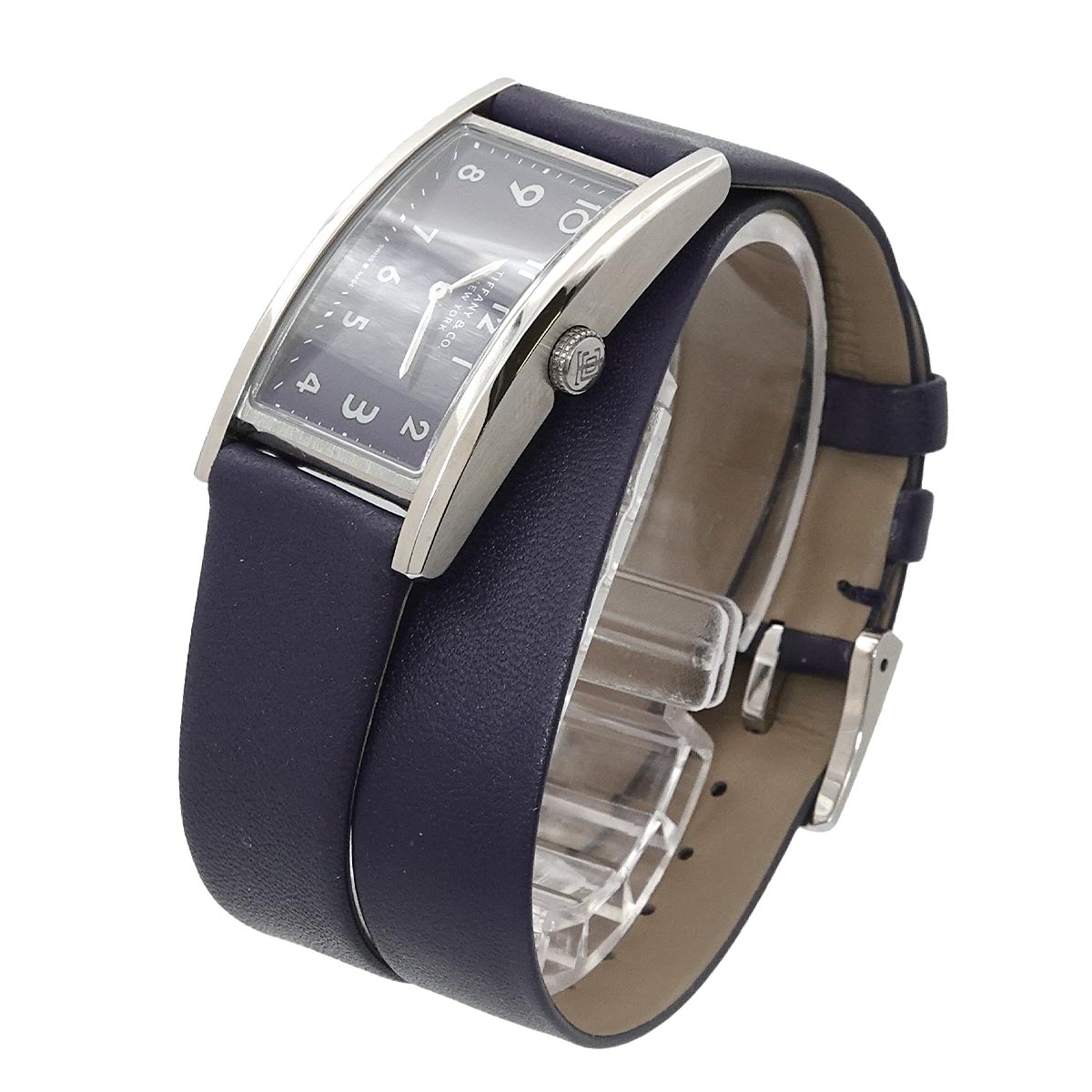 East West Mini 36668644 Quartz Navy Dial Ladies Watch