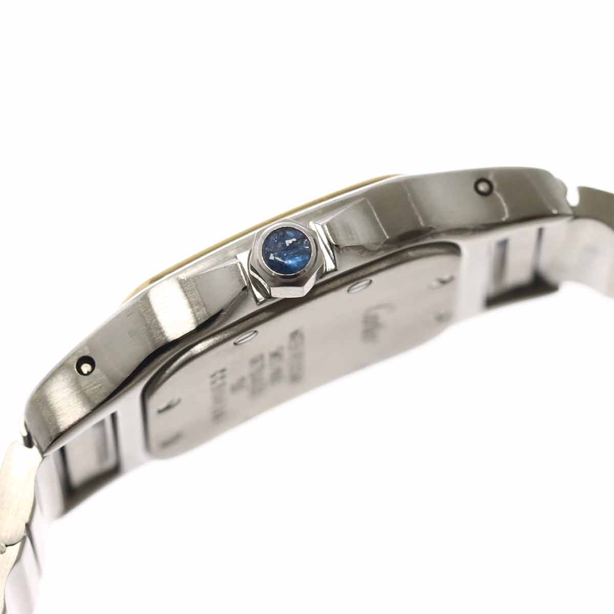 Santos Galbee W20012C4 750 YG Cream Dial Ladies Watch