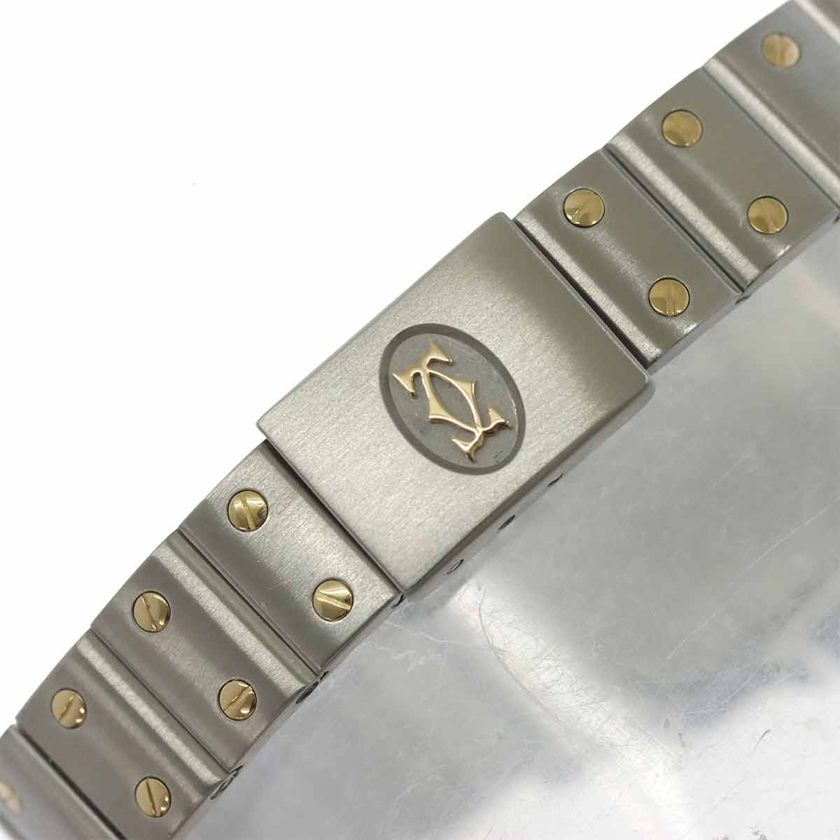 Santos Galbee W20012C4 750 YG Cream Dial Ladies Watch