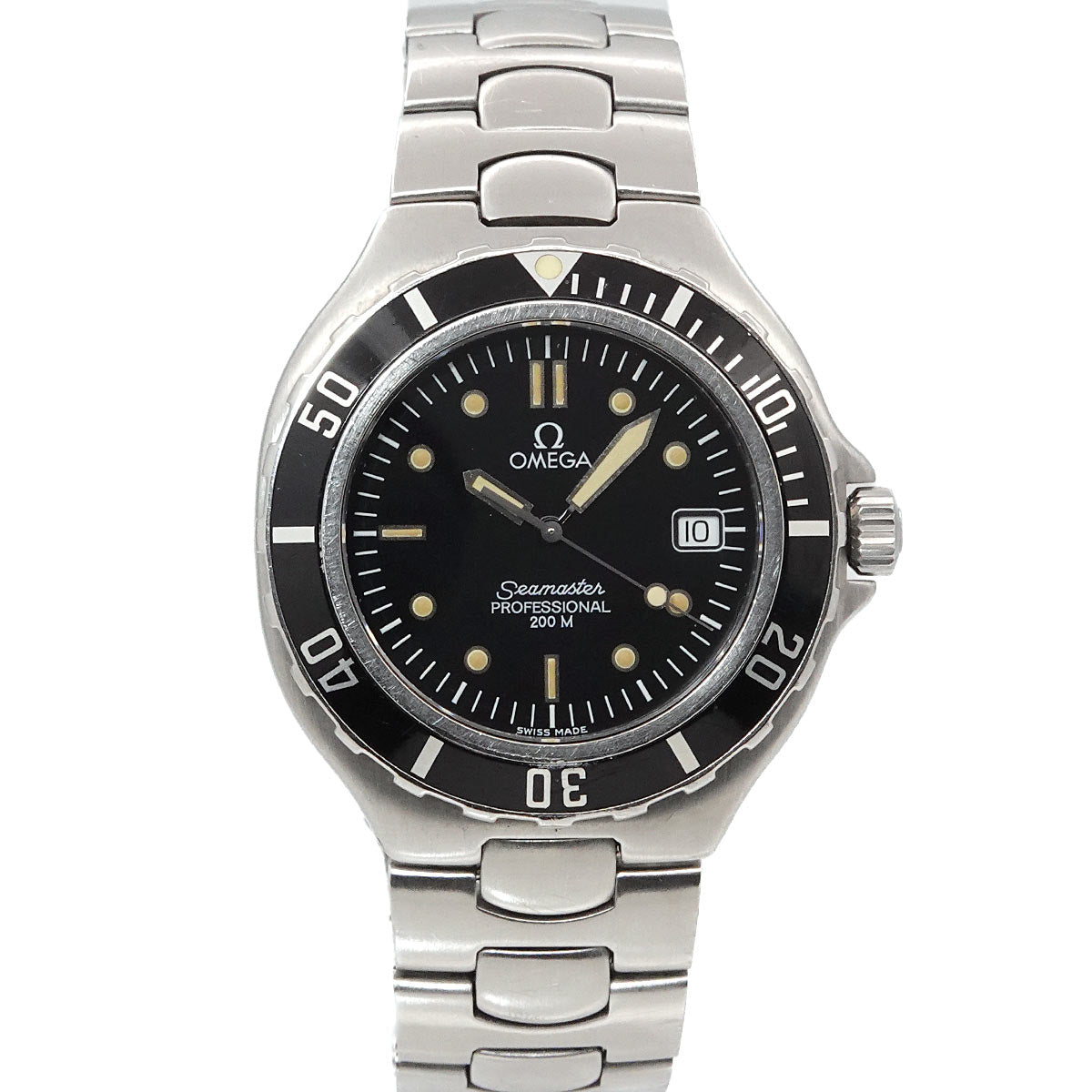 Seamaster Professional 200 2850.50.02 Quartz Date Black Dial Mens