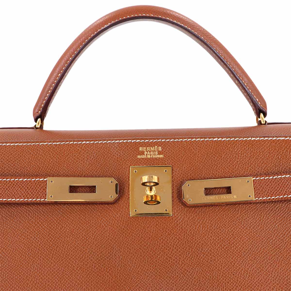 Kelly 32 2way Hand Shoulder Bag Coushevel Epsom Gold Purse