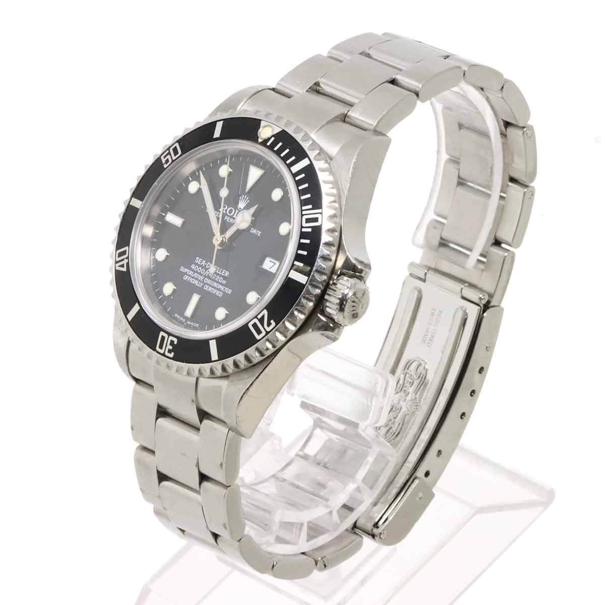 Sea-Dweller 16600 Serial F Date Automatic Black Dial Mens Watch