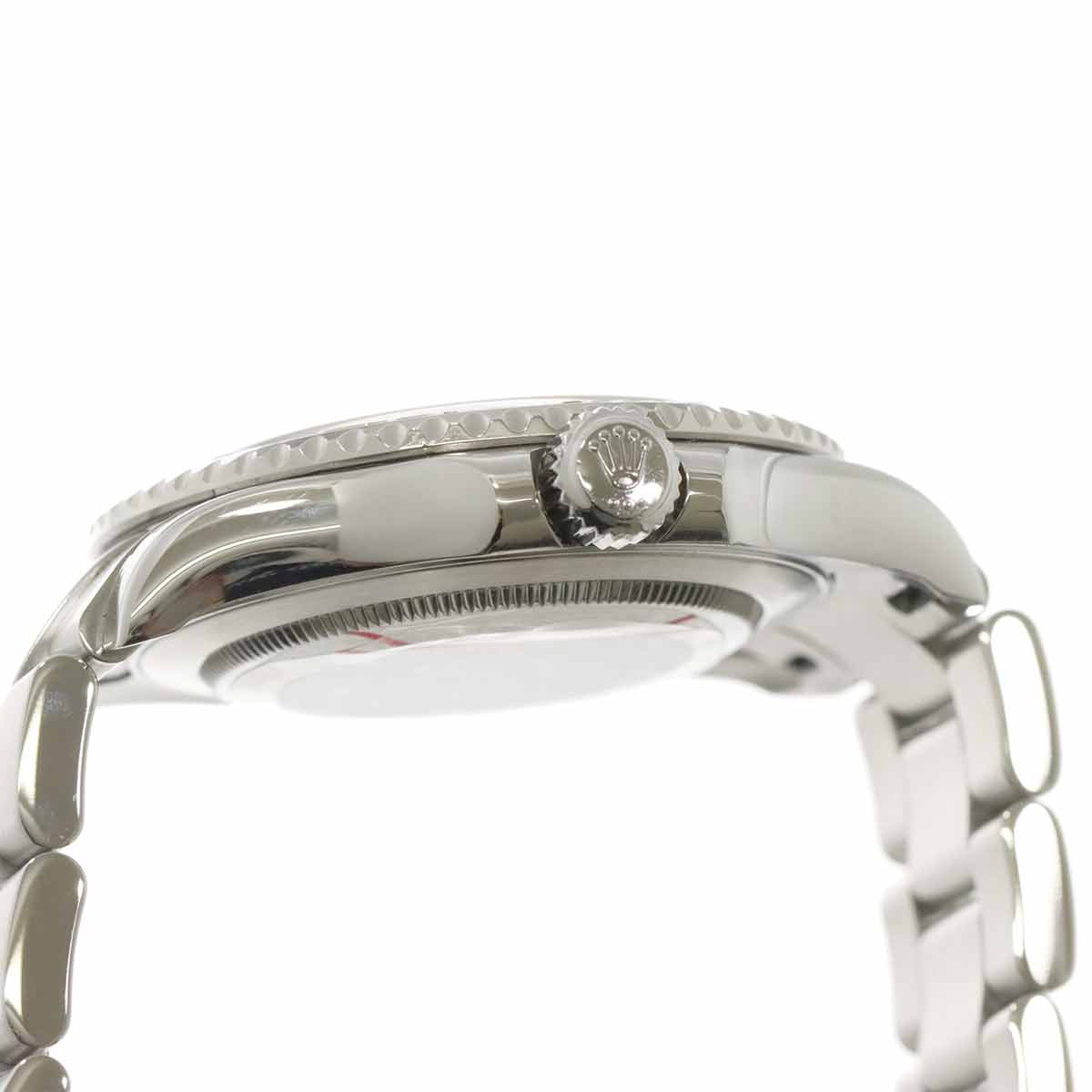 Yacht Master Rolesium 16622 Serial F Date PT Silver Dial