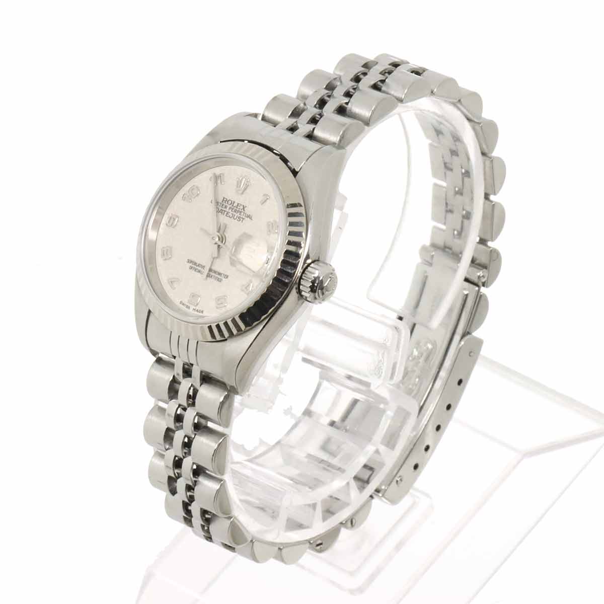 Datejust 79174 Serial F 750 WG White Dial Ladies Watch