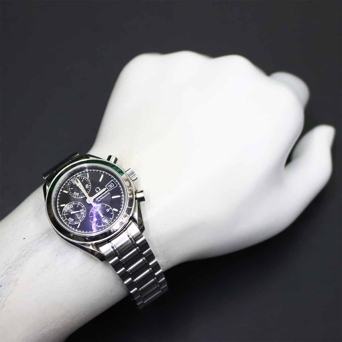 Speedmaster Date 3513.50 Chronograph Automatic Black Dial Mens