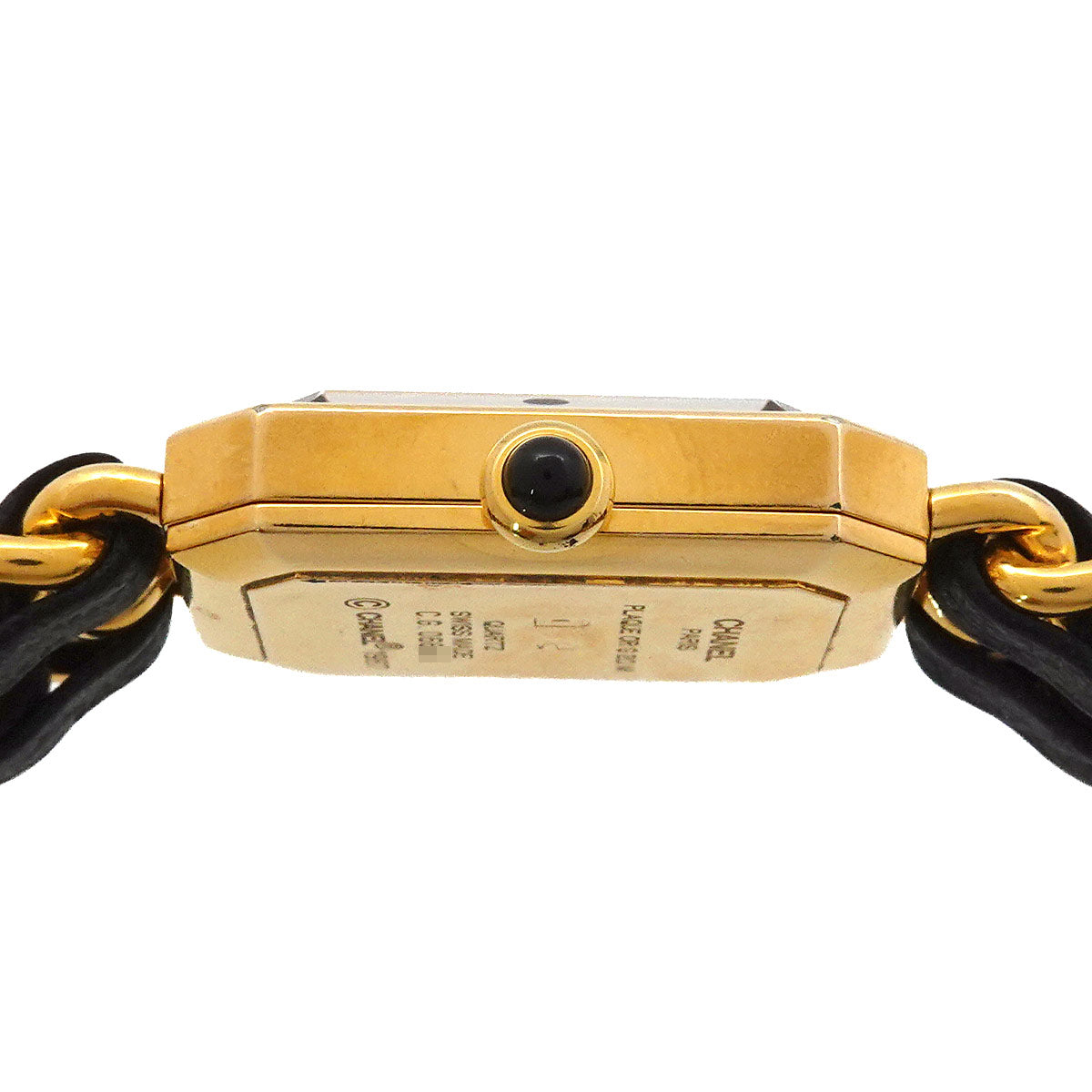 Premiere Size L H0001 Vintage Quartz Black Dial Ladies Watch