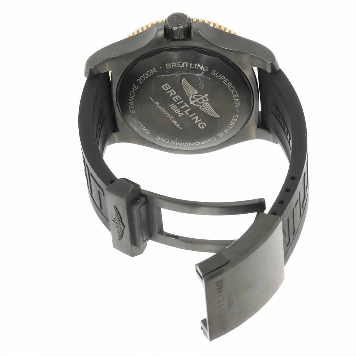 Superocean U17368 PG Date Automatic Black Dial Mens