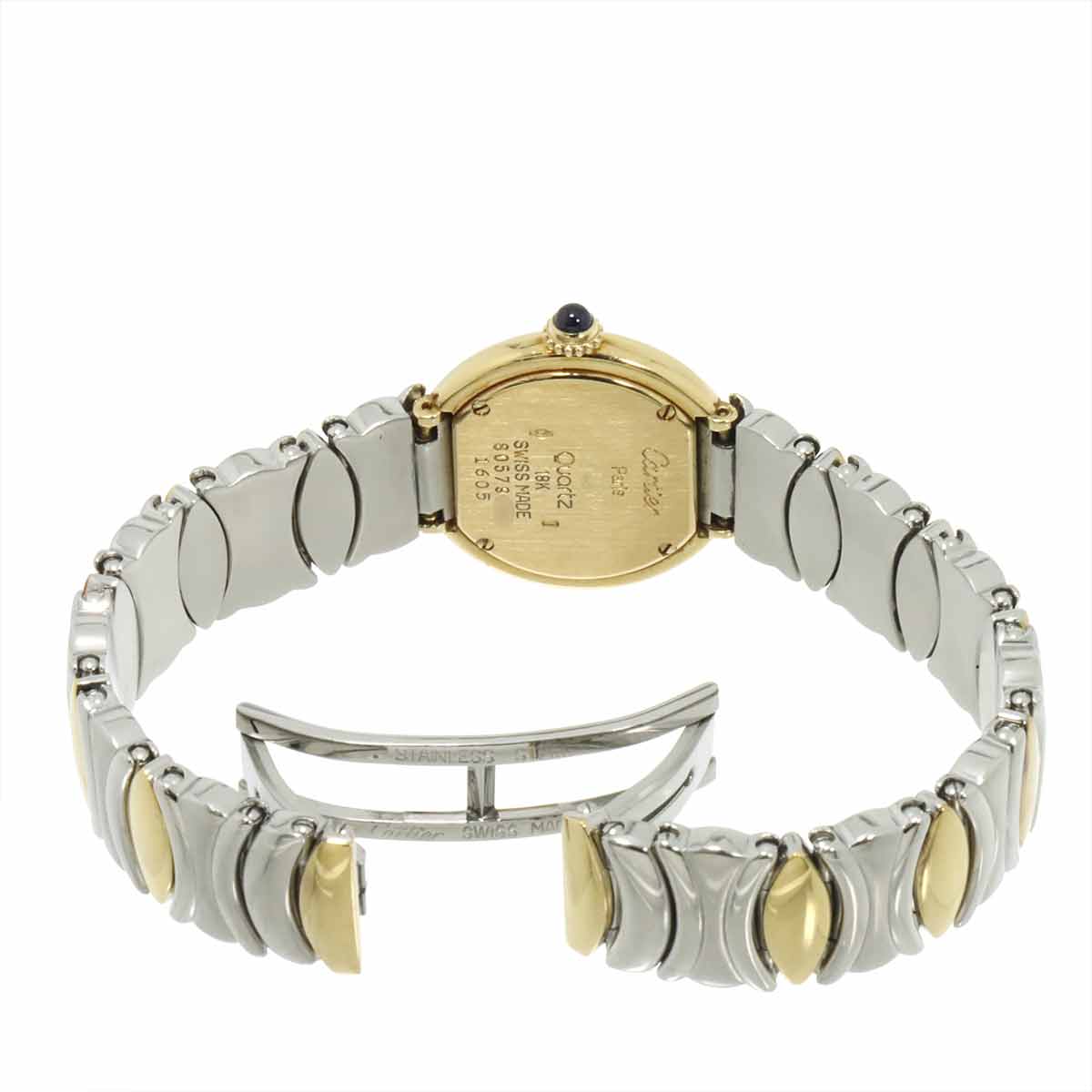Colisee W40001F2 Quartz 750 YG Cream Ladies Watch