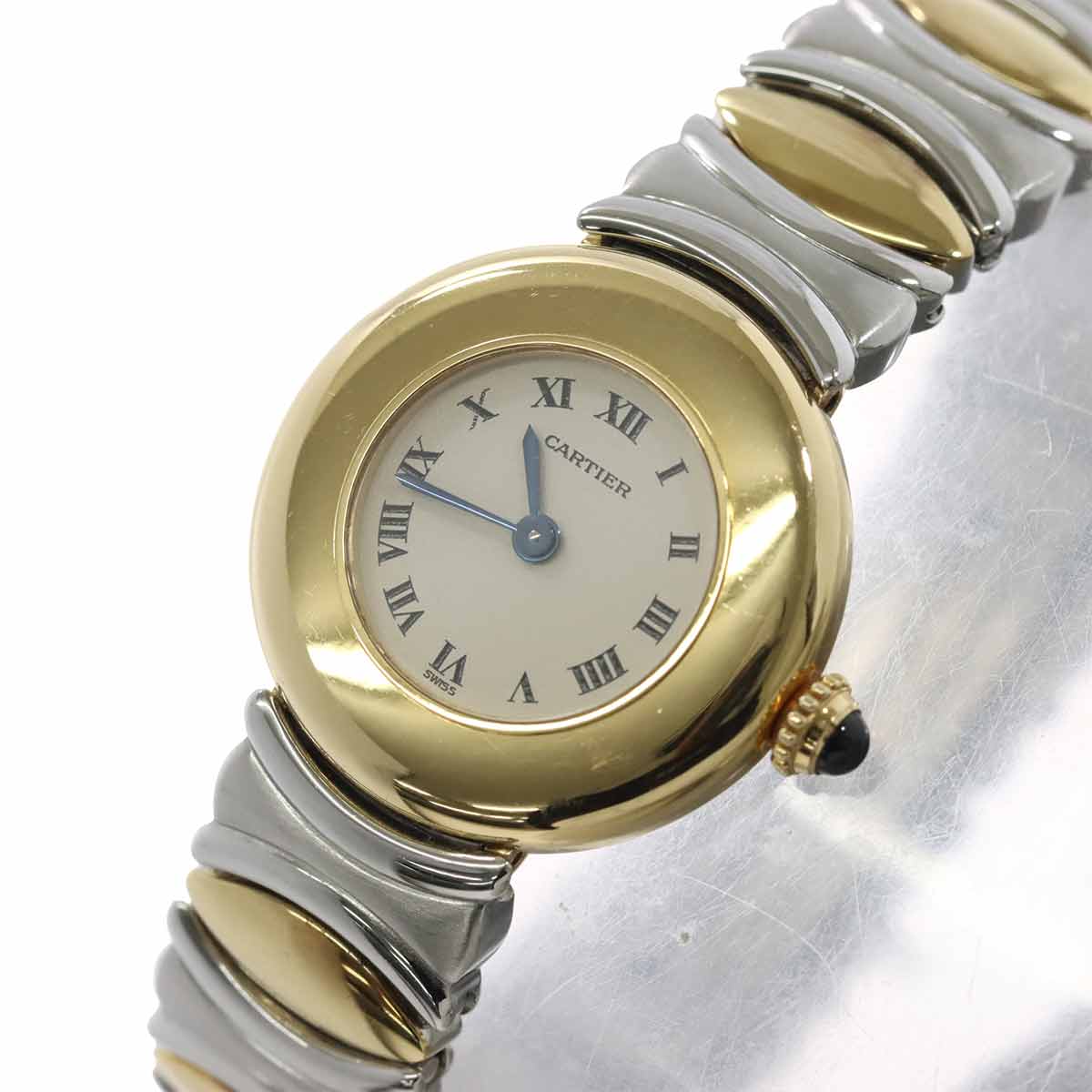 Colisee W40001F2 Quartz 750 YG Cream Ladies Watch