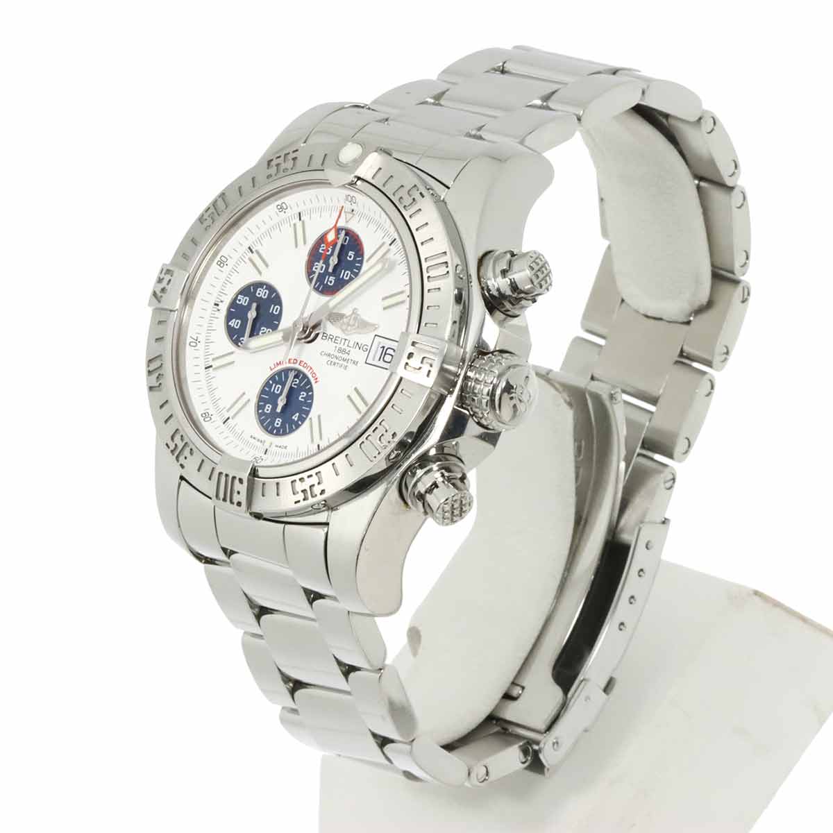 Avenger II Blue Impulse Chronograph A13381 Date White Dial