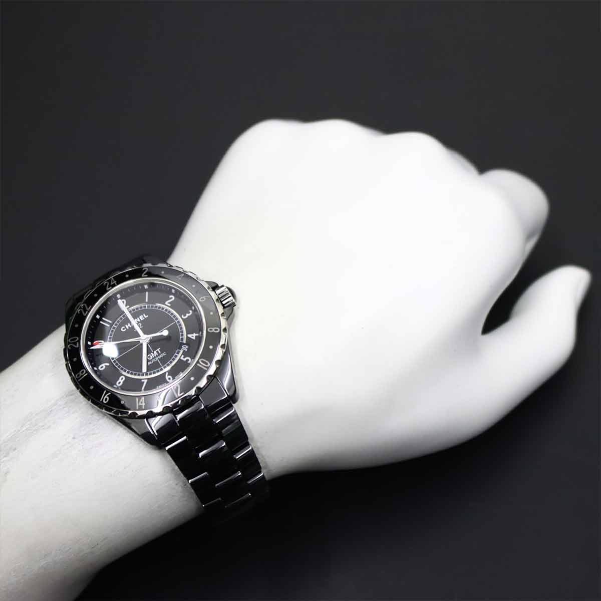 J12 GMT 41mm H2012 Mens Watch Date Black Ceramic Automatic