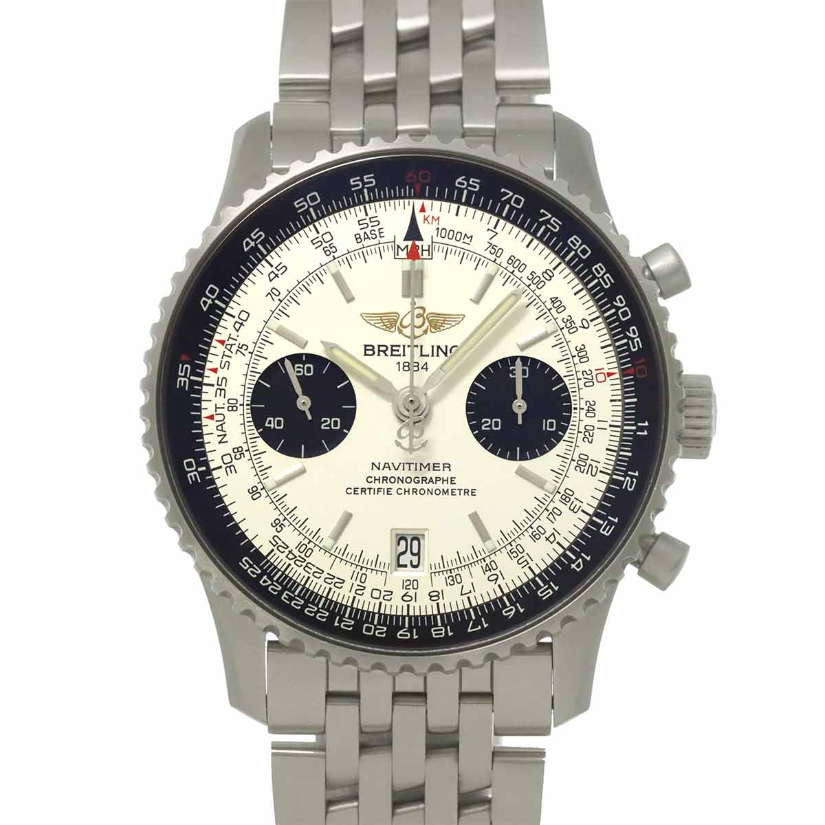 Japan Limited Chronograph A23330 Automatic Silver dial