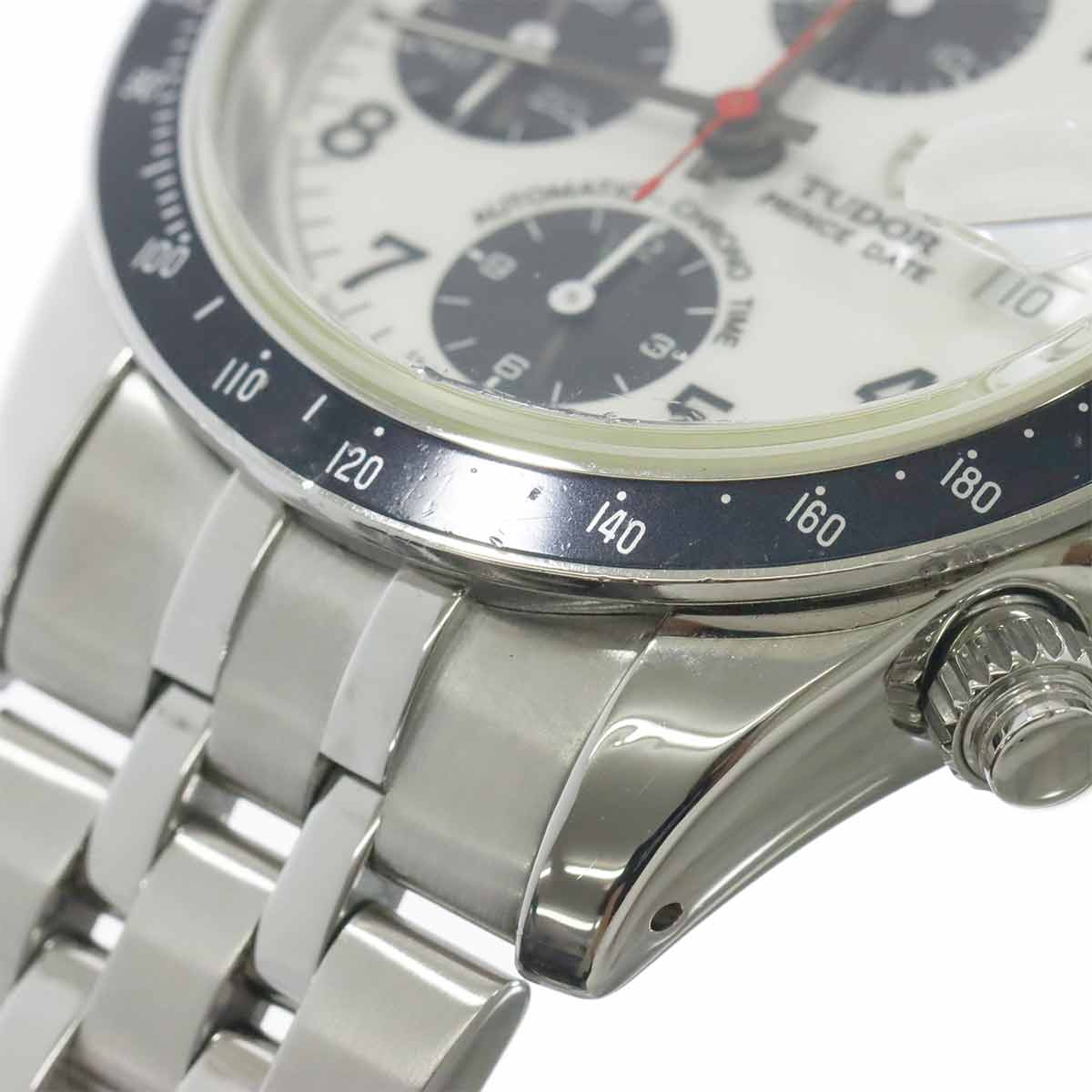 Chrono Time Tiger 79260P Chronograph Date Automatic White Dial