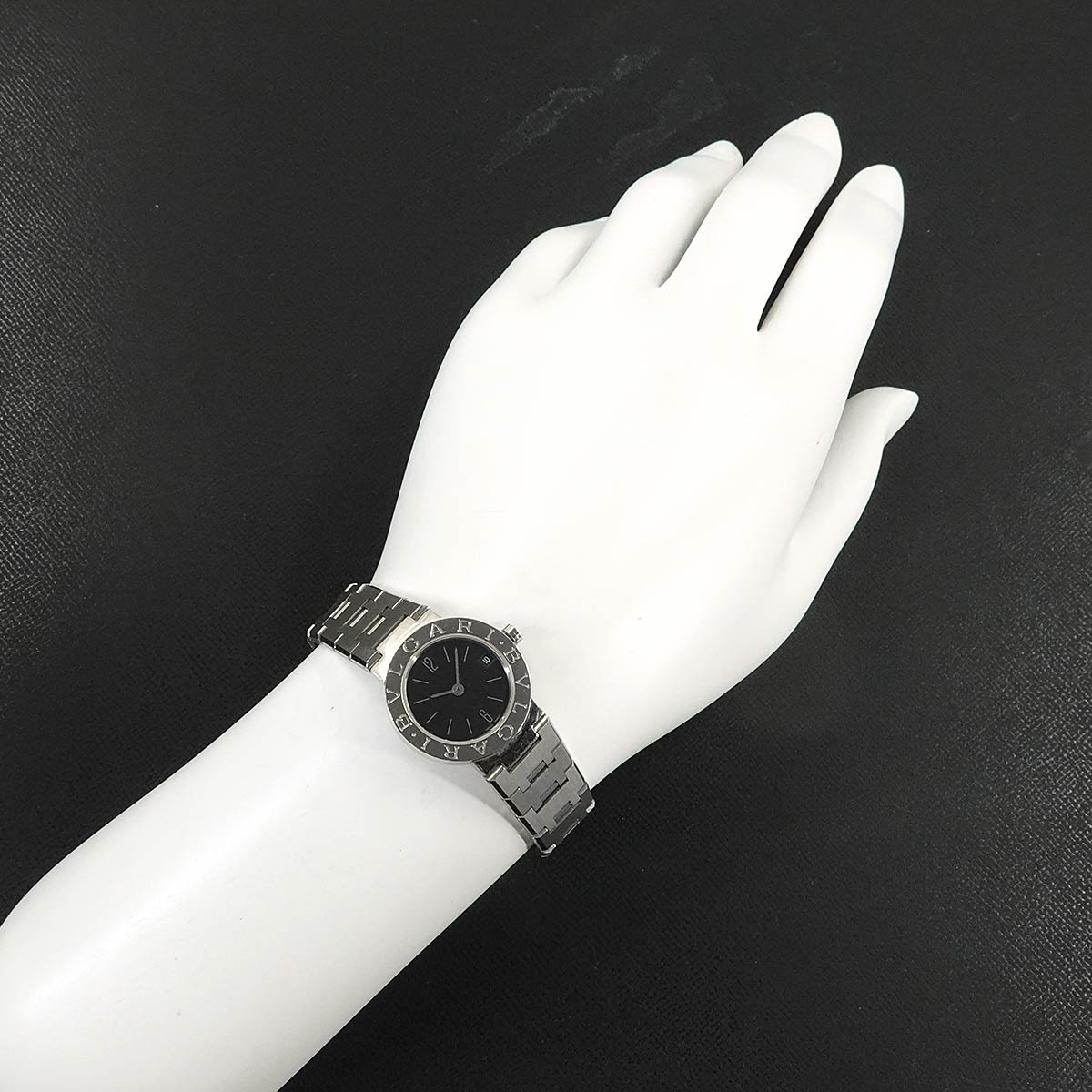 BVLGARIBVLGARI BB23SS Quartz Black Dial Ladies Watch